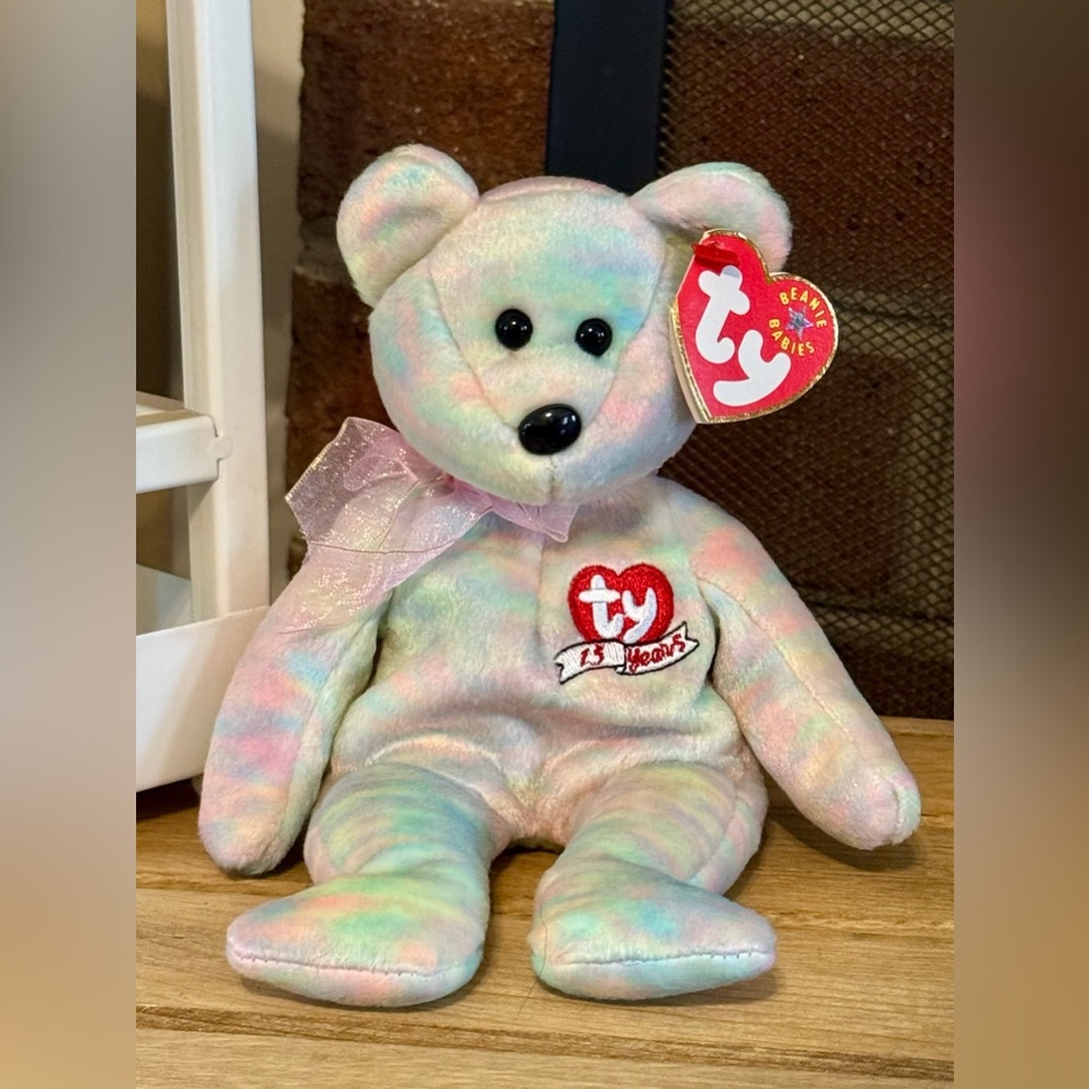 Ty Beanie Babies Celebrate The 15-Year Anniversary Stuffed Animal Bear
